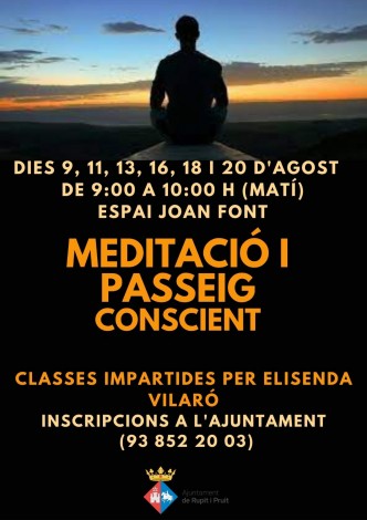 Meditació i passeig conscient a Rupit