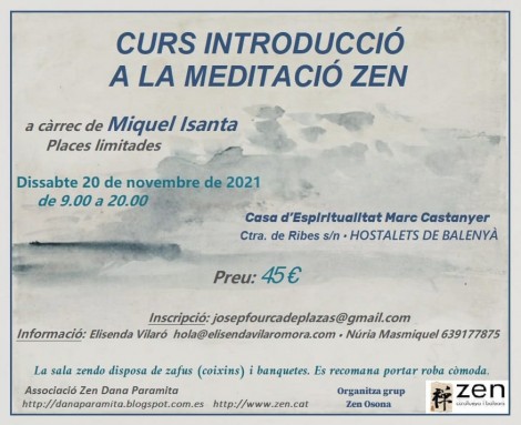 Curs d'iniciació al Zen