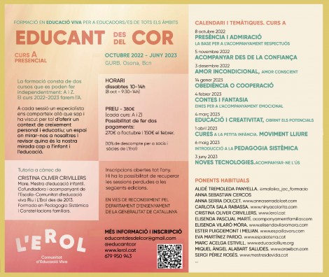 Educant des del Cor